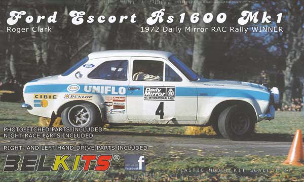 Belkits Ford Escort RS1600 RAC 1972