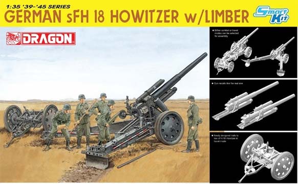 Dragon Obusier s.FH.18 avec aff&ucirc;t