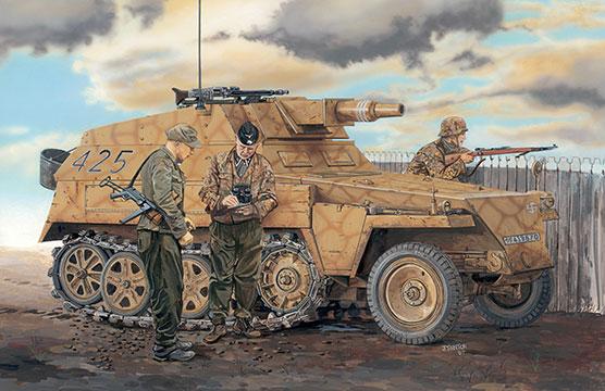 Dragon Sd.Kfz.250/8 Canon 75mm 