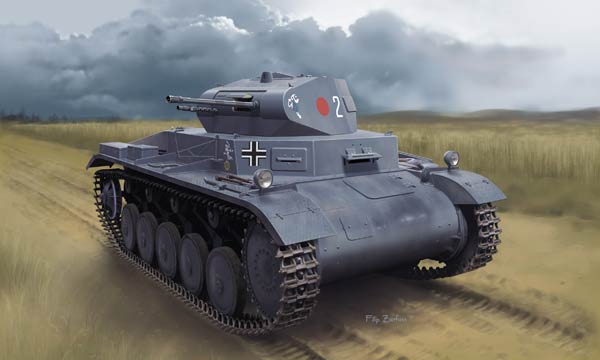 Dragon Panzer II Ausf.A Int&eacute;r. D&eacute;taill&eacute;