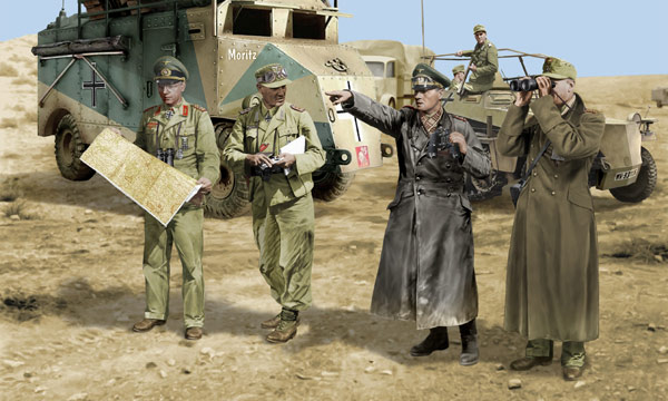Dragon Rommel et Etat-Major Afrique 42