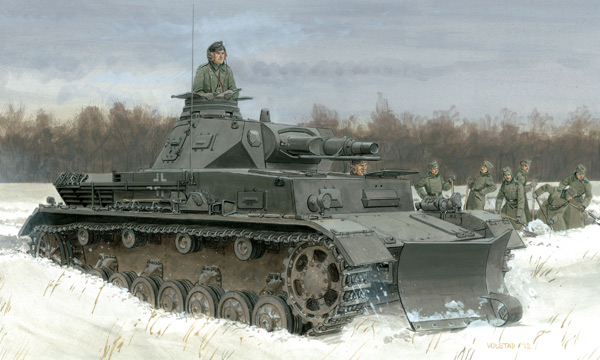 Dragon Panzer IV avec Lame D&eacute;blaiement