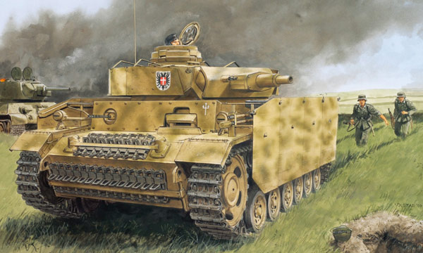 Dragon Panzer III Ausf.N mit Sch&uuml;rzen
