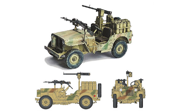 Dragon Jeep SAS Desert patrol 
