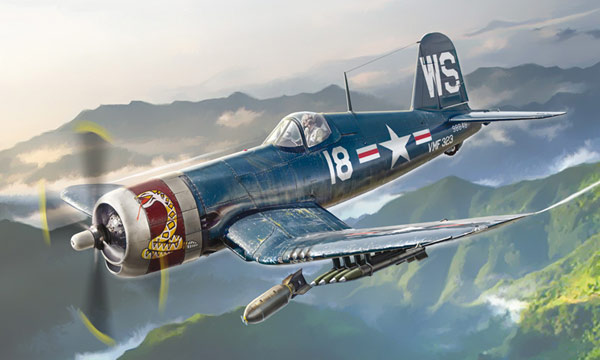 Italeri F4U-4 Corsair Guerre de Cor&eacute;e