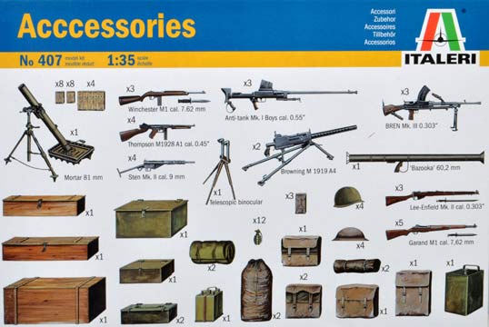 Italeri Equipements & Armement Alli&eacute;s