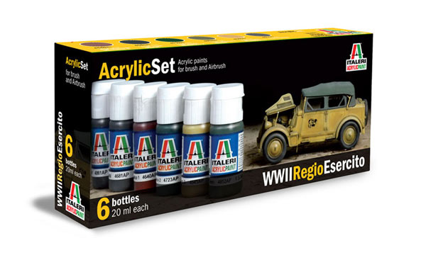 Italeri Set Peintures Arm&eacute;e Italienne