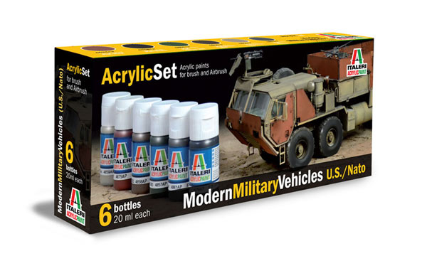 Italeri Set Peintures Arm&eacute;e US/OTAN