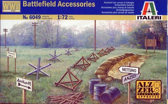Italeri Accessoires champ de bataille   