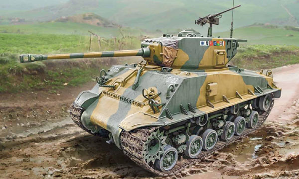 Italeri M4A3E8 Sherman Guerre de Cor&eacute;e