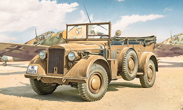 Italeri Kfz.12 Horch Typ 40 D&eacute;but Prod.
