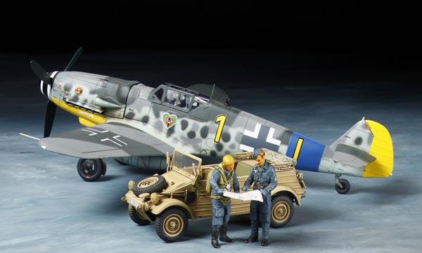 Tamiya Messersch. Bf109G-6 & K&uuml;belwagen