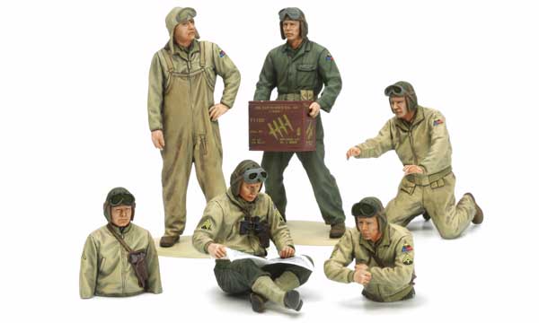 Tamiya Equipage Char US Fin 2&egrave;me GM