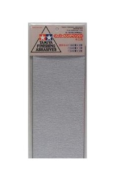 Tamiya Jeu de papiers abrasifs fins