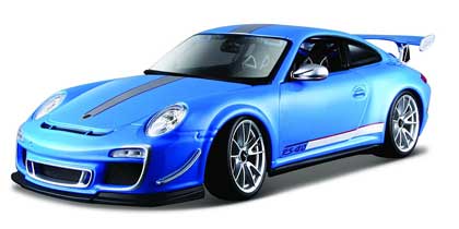 BBurago Porsche 911 GTS RS4 bleue