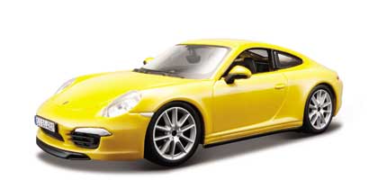 BBurago Porsche 911 Carrera jaune