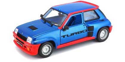 BBurago Renault 5 Turbo bleue