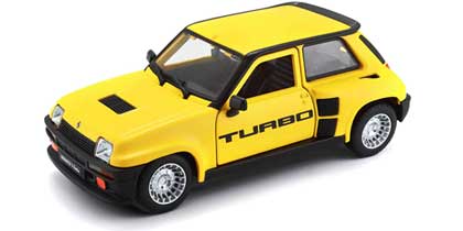 BBurago Renault 5 Turbo jaune