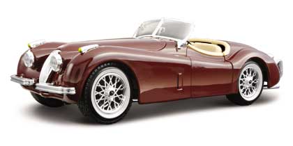 BBurago Jaguar XK120 road 1948