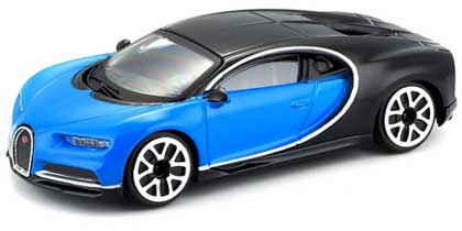 BBurago Bugatti Chiron bleue