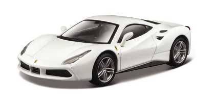 BBurago Ferrari 488 GTB blanche