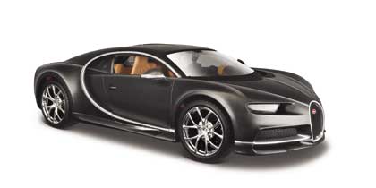 Maisto Bugatti Chiron bleue