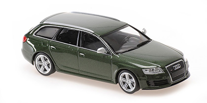 Maxichamps Audi rs 6 avant vert met 2007 