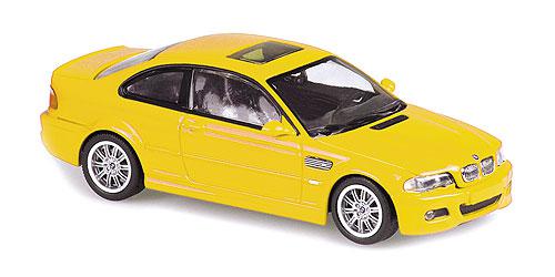 Maxichamps Bmw m3 (e46) coupe jaune 2001 