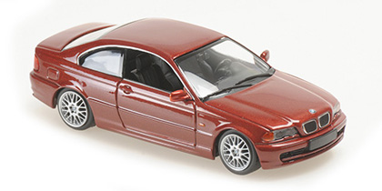 Maxichamps Bmw 3 coupe(e46) rouge met 1999 