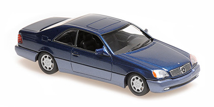 Maxichamps Merc.600sec coupe bleu met 92