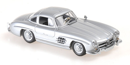 Maxichamps Merc.300sl(w198 i)argent 1955 