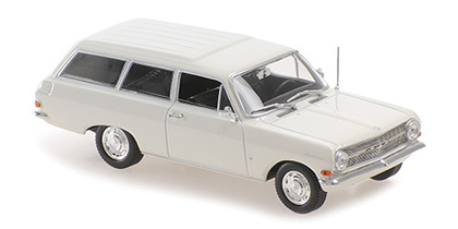 Maxichamps O.rekord a caravan blanc 1962