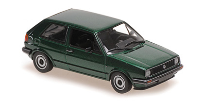 Maxichamps Vw golf vert met 1985 