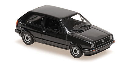 Maxichamps Vw golf noir met 1985