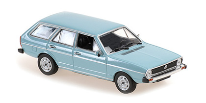 Maxichamps Vw passat variant bleu 1975