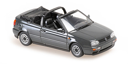 Maxichamps Vw golf cabriolet gris met.1997 