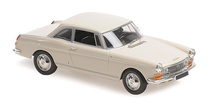 Maxichamps Peugeot 404 coupe blanc 1962