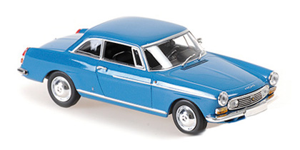Maxichamps Peugeot 404 coupe bleu 1962