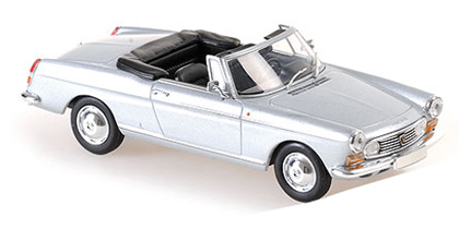 Maxichamps Peugeot 404 cab. Argent 1962 