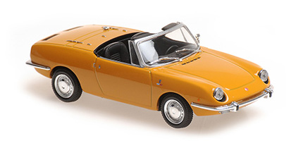 Maxichamps Fiat 850 spider jaune 1968 