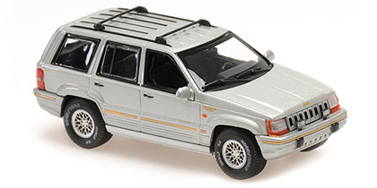 Maxichamps Jeep grand cherokee argent 1995 