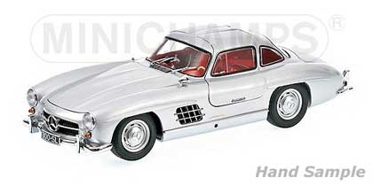 Minichamps Merc.300 sl (w198) argent 1955 