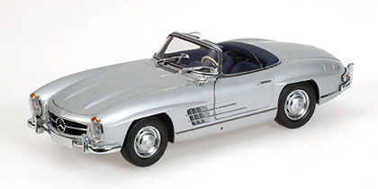 Minichamps Merc.300sl roadster argent 1957 