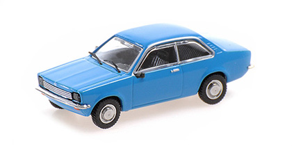 Minichamps O.kadett saloon bleu clair 1973 