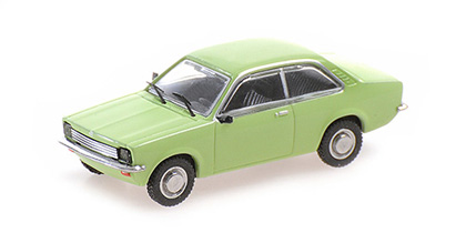 Minichamps O.kadett saloon vert clair 1973 