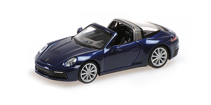 Minichamps P.911(992)targa 4 bleu met '20 