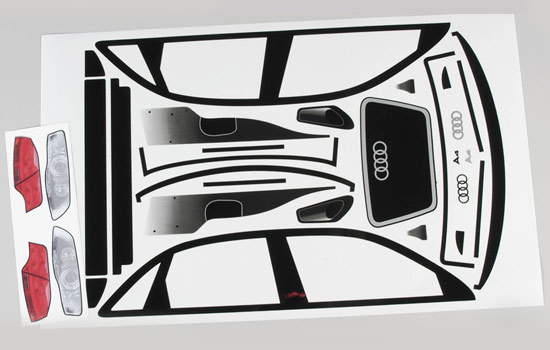 FG Autocollant basique Audi A4     