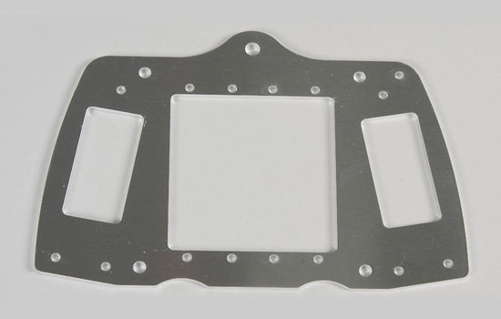 FG Platine radio alu