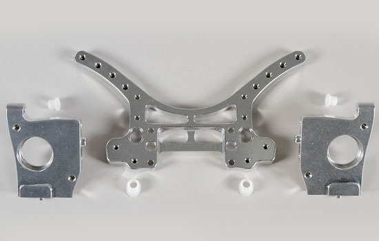 FG Alu D&auml;mpferp. + Achsb&ouml;cke. 4WD Set