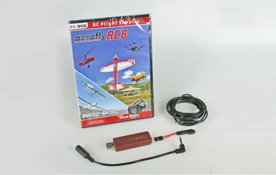 Ikarus Aerofly RC8 + interface Spektrum